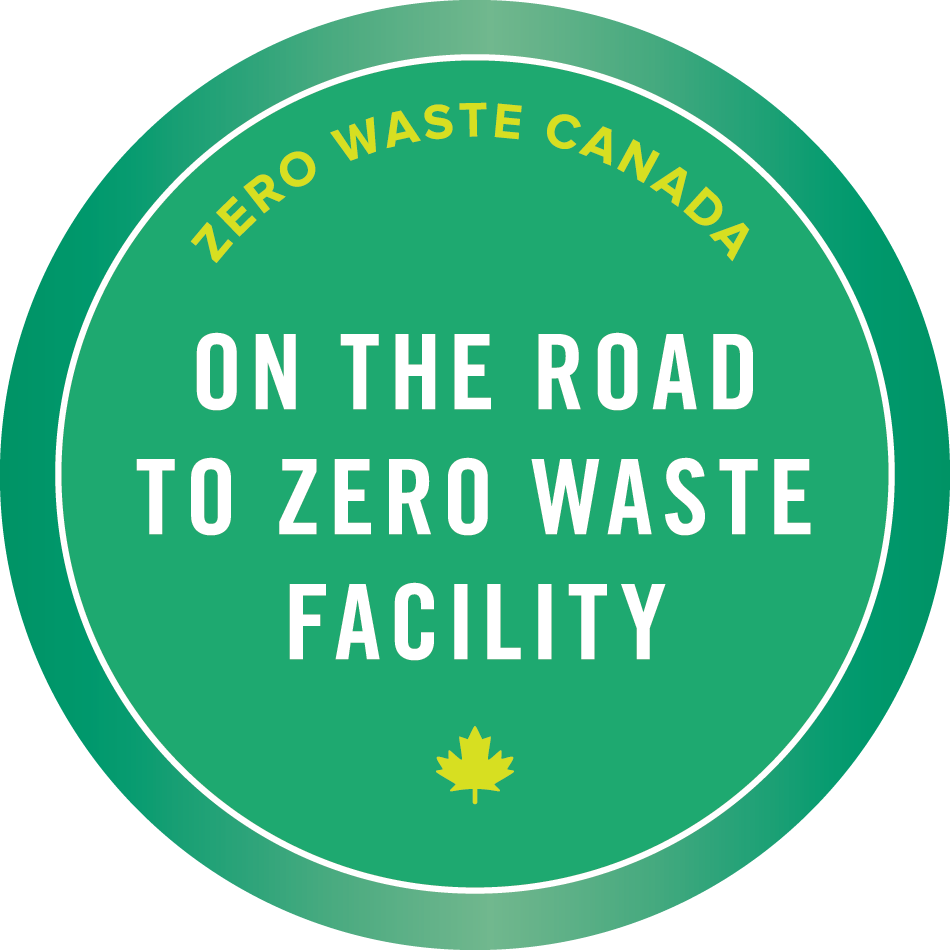 Zero Waste Canada “On The Road To Zero Waste” Recognition